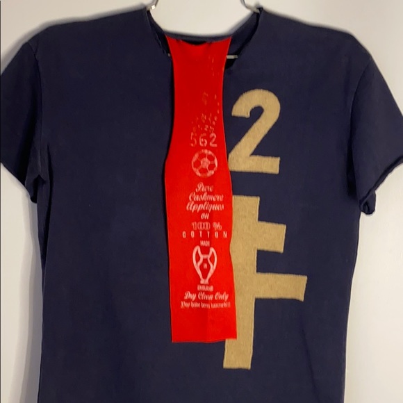 Fake London cotton and cashmere t - Picture 4 of 7